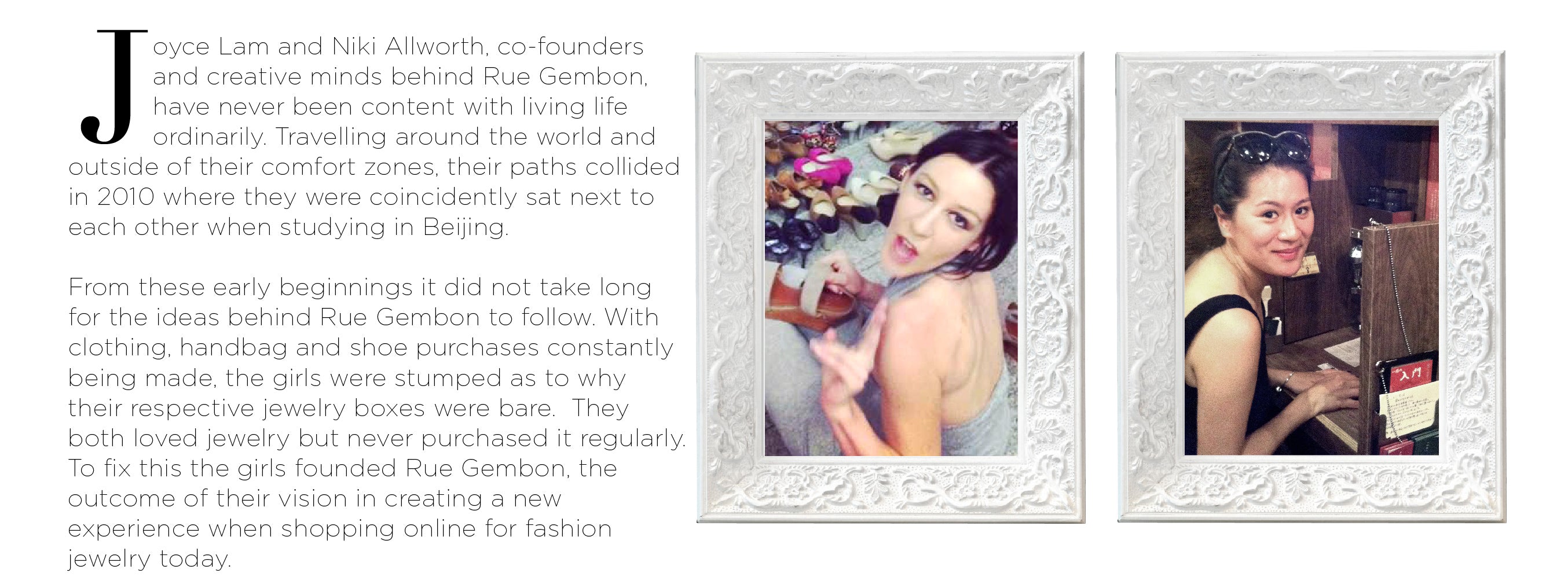 MEET THE RUE GEMBON FOUNDERS