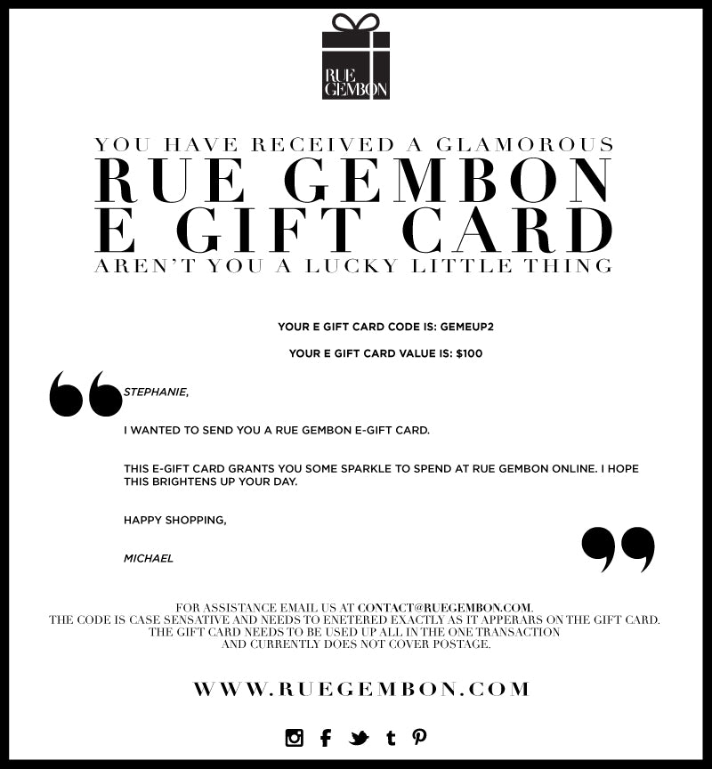 GIFT CARD
